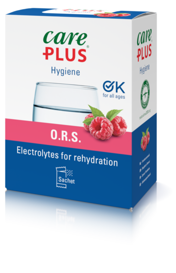Care Plus® O.R.S. - Oral Rehydration Salt - Framboos