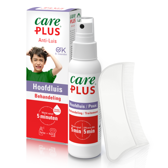 Care Plus® Combi-deal Anti-hoofdluis behandeling & Preventie spray 
