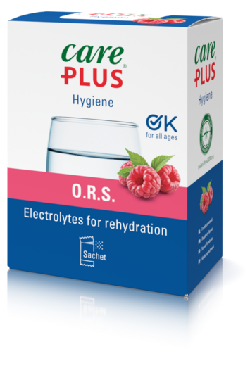 Care Plus O.R.S. - Oral Rehydration Salt - Framboos - 10 zakjes