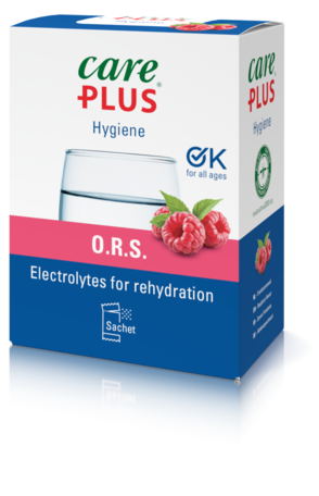 Care Plus® O.R.S. - Oral Rehydration Salt - Framboos