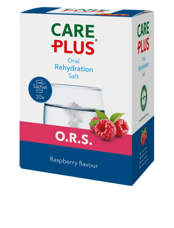 Care Plus O.R.S. - Oral Rehydration Salt - Framboos - 10 zakjes